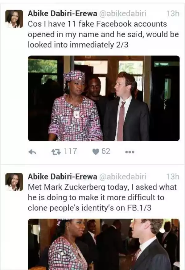 "I Have 11 Facebook Accounts" - Abike Dabiri Tells Mark Zuckerberg